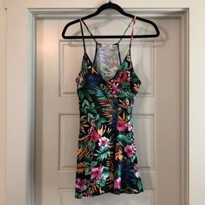 Tropical dress papaya